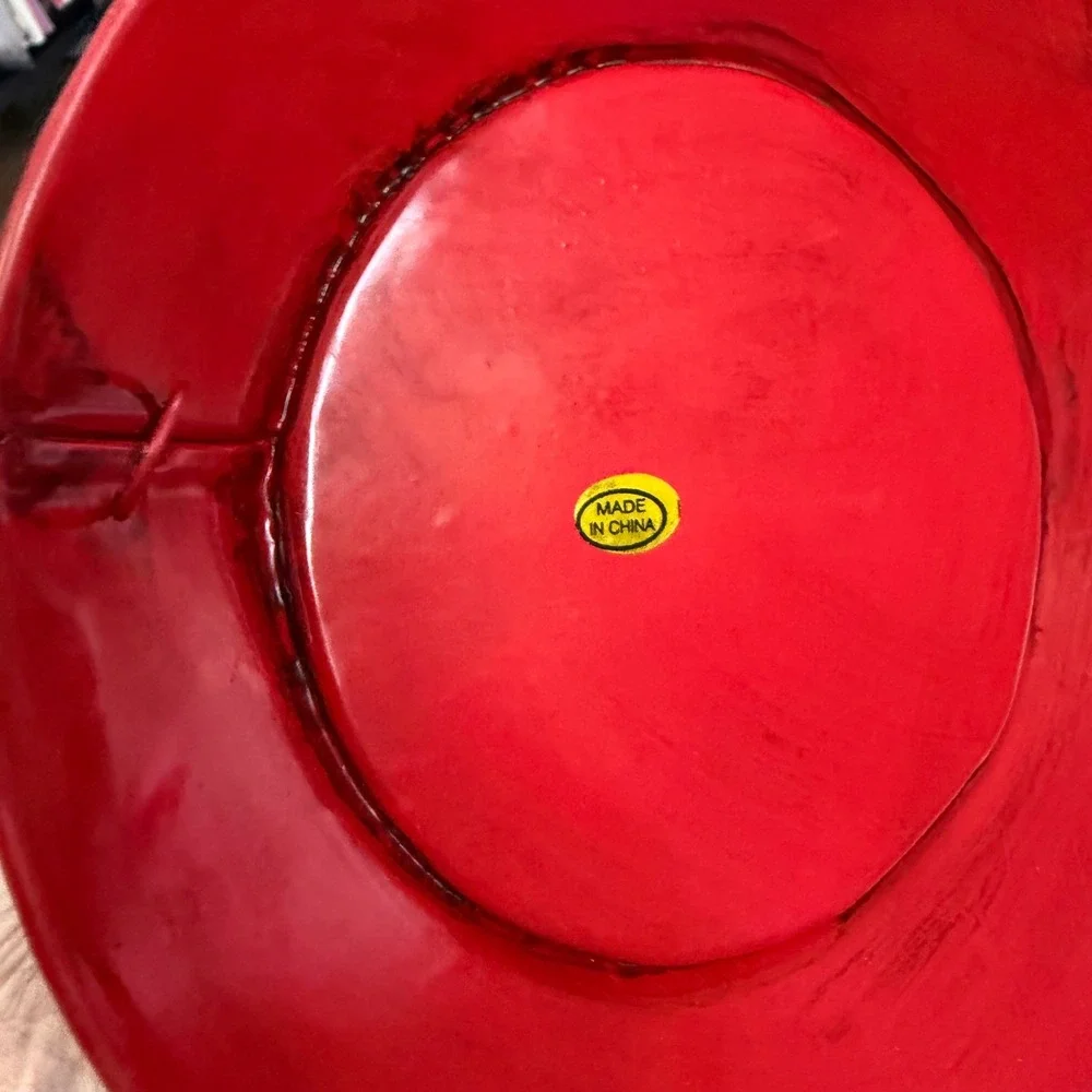 Southern Living at HOME Red Berry‎ Bucket Home Decor OS Red